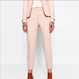 NWOT ZARA Chino Fit Pants, Pink XS